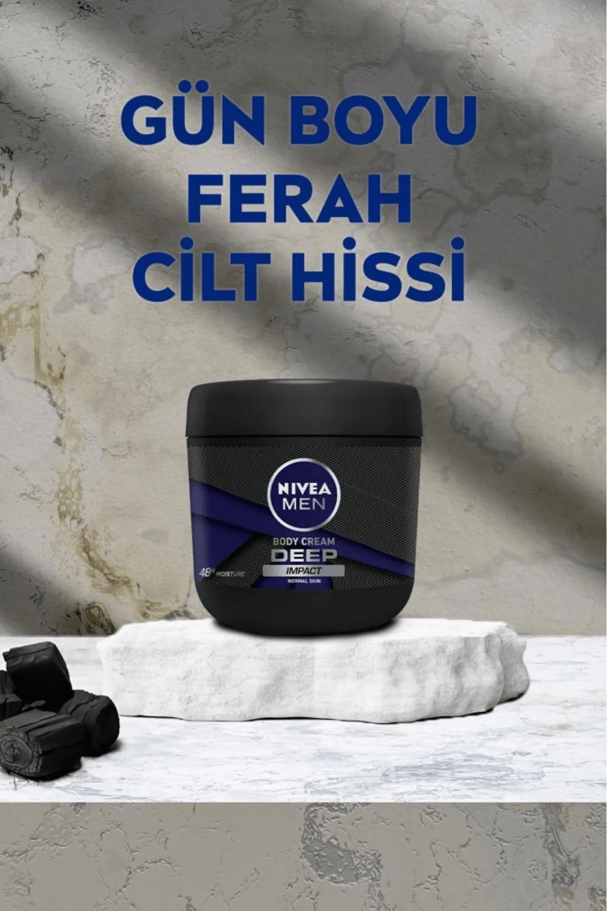 NIVEA MEN Erkek El Ve Vücut Kremi Deep Impact 400ml