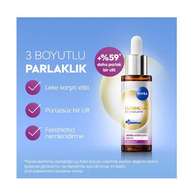 Nivea Luminous630 Skin Glow Aydınlatıcı Serum 30 ml
