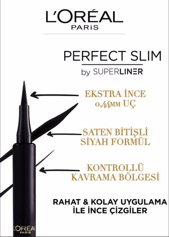 L’Oréal Paris Perfect Slim by Superliner Eyeliner - Siyah