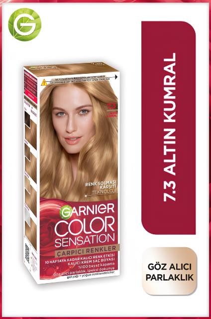 Garnier Çarpıcı Renkler 7.3 Altın Kumral Saç Boyası