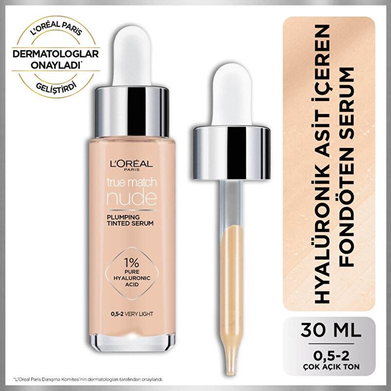 L’Oréal Paris True Match Nude Serum Fondöten 0.5-2 Very Light