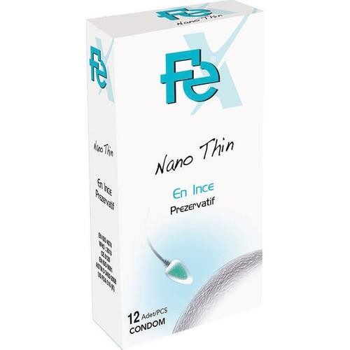 Fe Nano Thin En İnce Prezervatif 12'li
