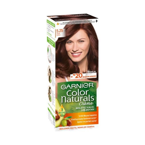 Garnier Color Naturals Creme Saç Boyası - 5.25 Sıcak Kahve
