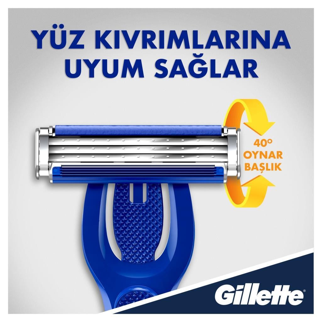 Gillette Blue3 Hybrid Tıraş Makinesi + Yedek Bıçak 9'lu