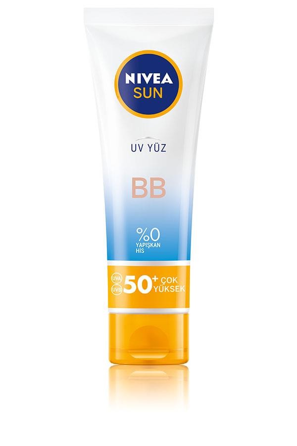 Nivea Sun BB Spf 50+ Güneş Koruyucu Yüz Kremi 50 ml