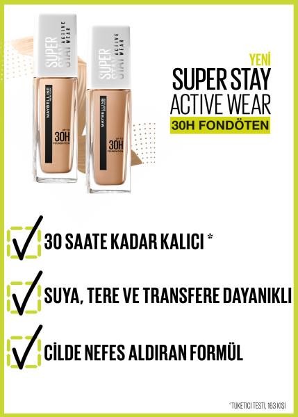 Maybelline New York Superstay Active Wear Fondöten- 40 Fawn