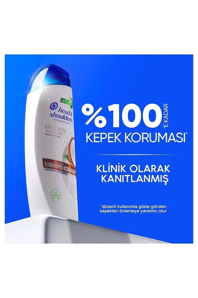 Head&Shoulders Kepeğe Karşı Etkili Derinlemesine Nemlendirici Hindistan Cevizi Şampuan 330 ml