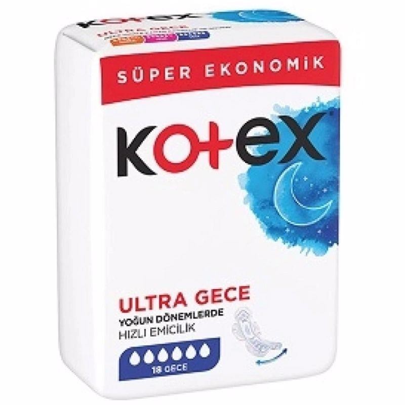 Kotex Ultra Gece Hijyenik Ped 16'li Süper Ekonomik
