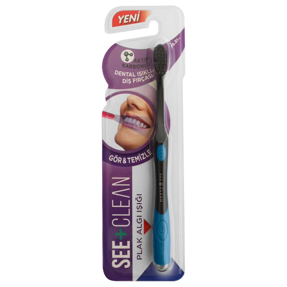 See + Clean Dental Işıklı Diş Fırçası - Mavi