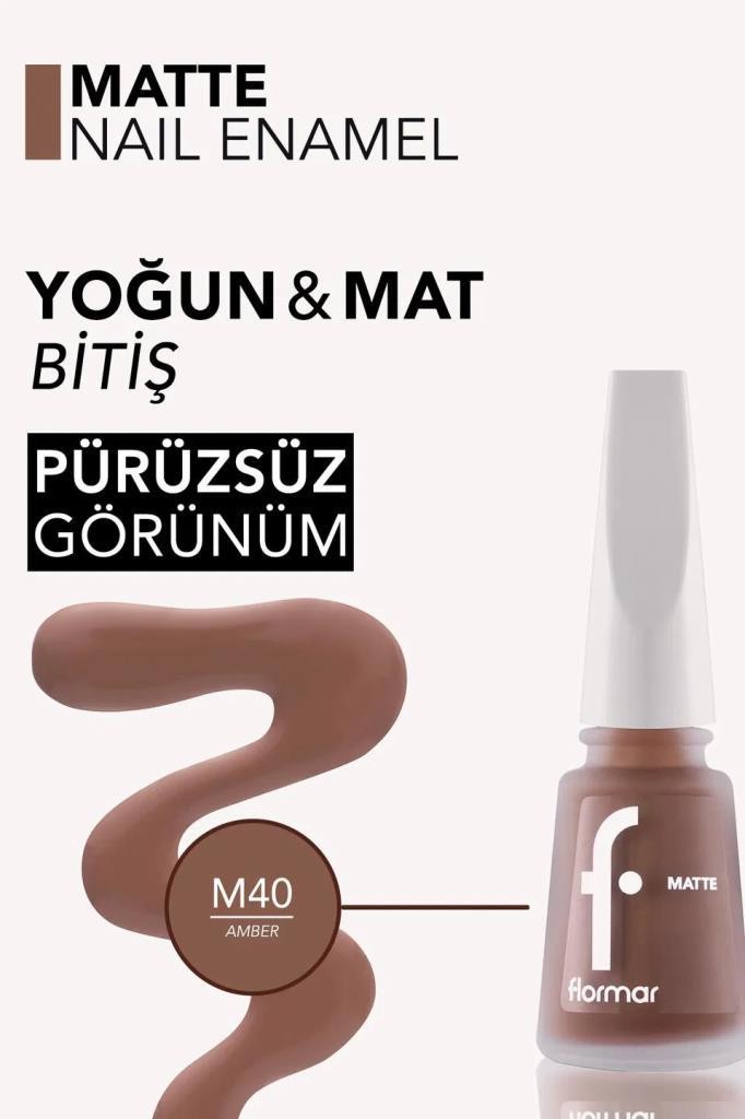 Flormar Mat Bitişli & Yüksek Pigmentli Oje - M53 