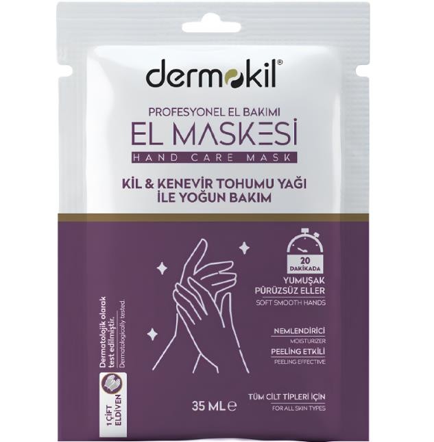 Dermokil Kil & Kenevir Yağlı Peeling El Maskesi 35 gr