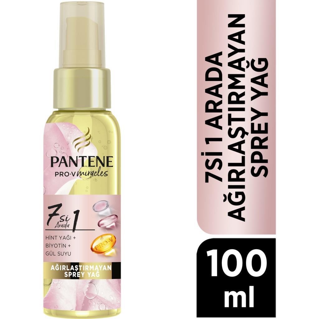 Pantene Pro-V Miracles 7'si 1 Arada Ağırlaştırmayan Sprey Yağ 100 ml