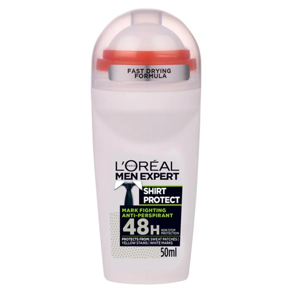 Loreal Paris Men Expert Shirt Protect Anti-Perspirant Erkek Roll-On Deodorant 50 ml 