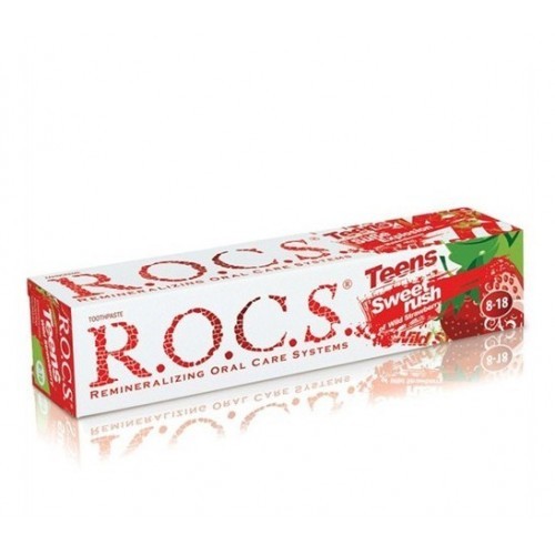 Rocs Teens 8-18 Yaş Yaban Çileği Tadında Diş Macunu 60ml