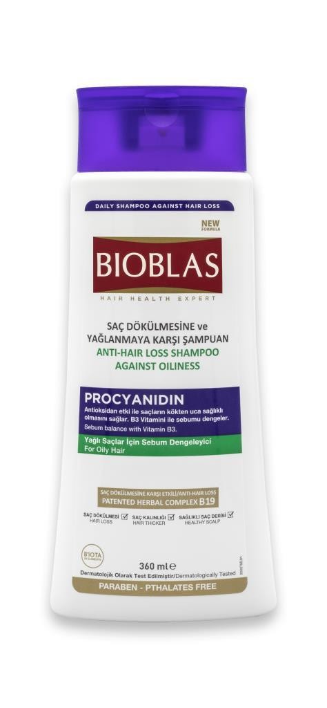 Bioblas Procyanidin Yağlanmaya Karşı Şampuan 360 ml