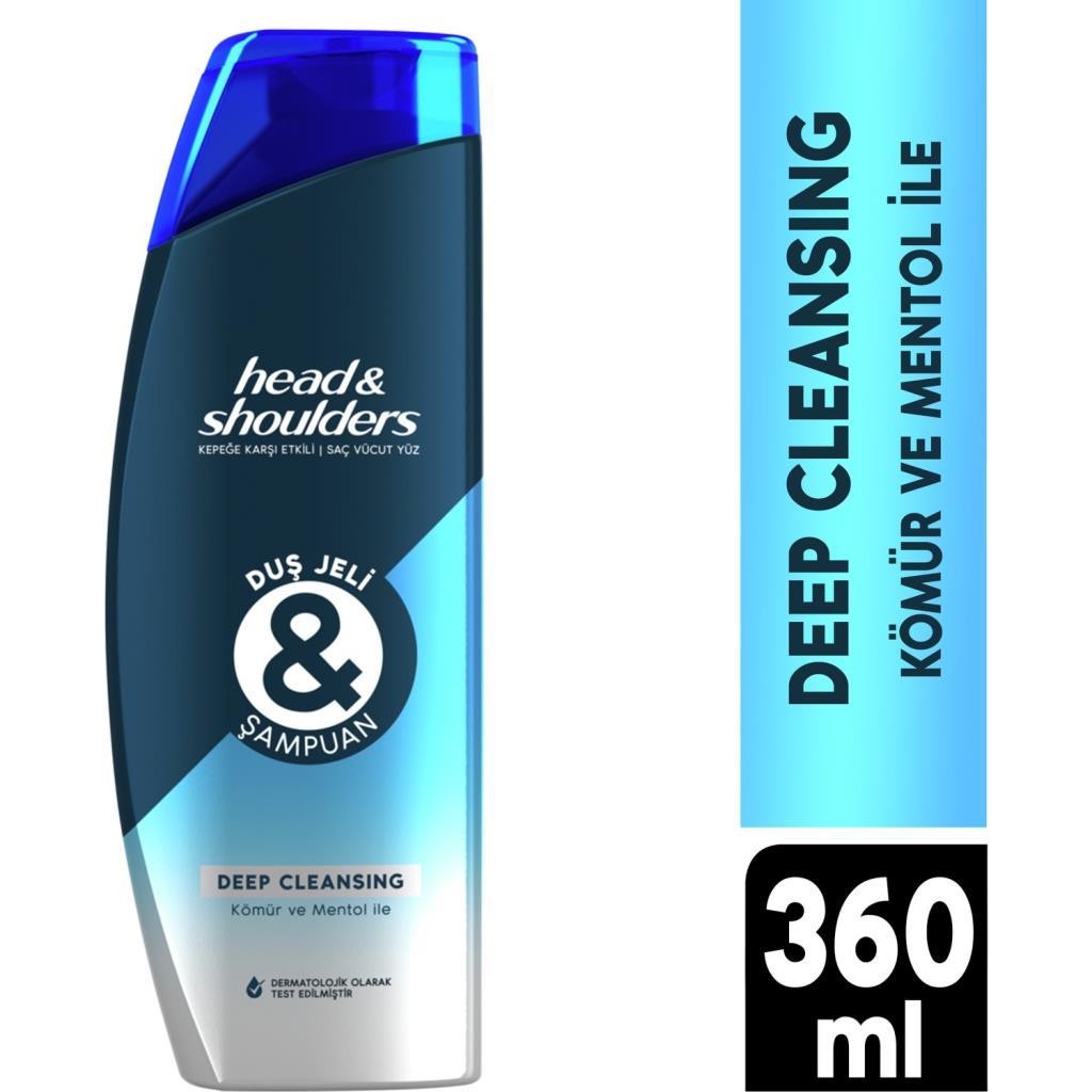 Head&Shoulders Deep Cleansing Duş Jeli ve Şampuan 360 ml