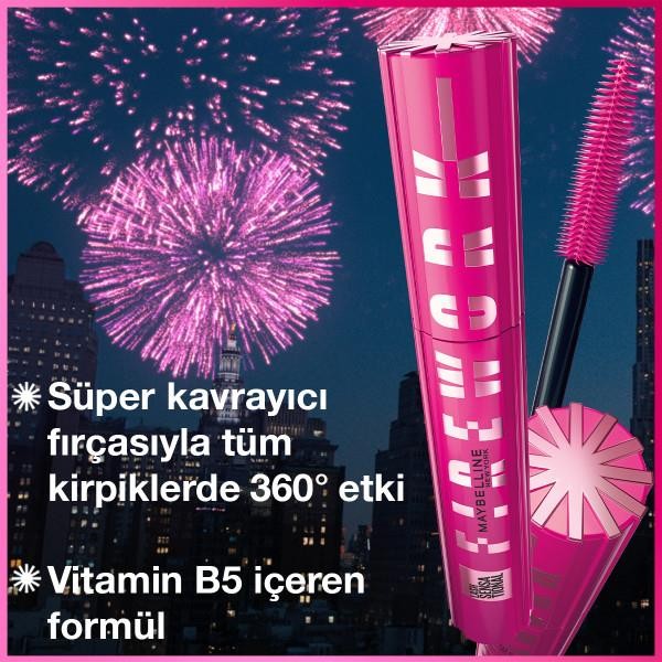 Maybelline New York Lash Sensational Firework Maskara Siyah