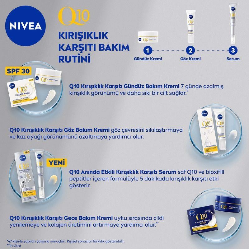 Nivea Q10 Anında Etkili Kırışıklık Karşıtı Serum 15 ml
