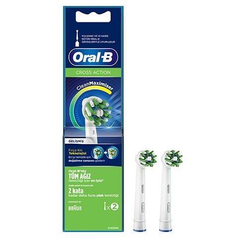 Oral-B Cross Action Diş Fırçası Yedek Başlığı 2'li