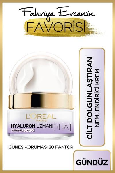 L’Oréal Paris Hyaluron Uzmanı Cilt Dolgunlaştıran Nemlendirici GKF 20 Gündüz Kremi 50 ml