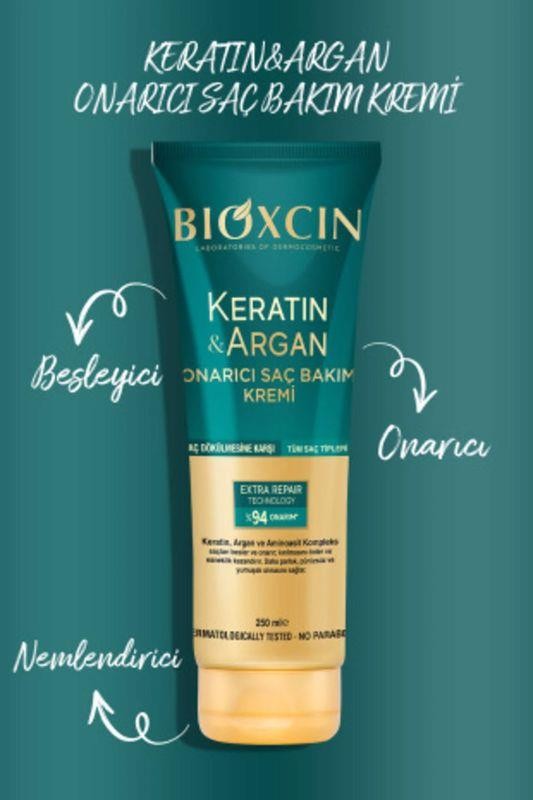 Bioxcin Keratin Argan Onarıcı Saç Bakım Kremi 250 ml