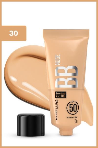 Maybelline Fİt Me BB Cream SPF50+ Renkli Nemlendiric No: 30
