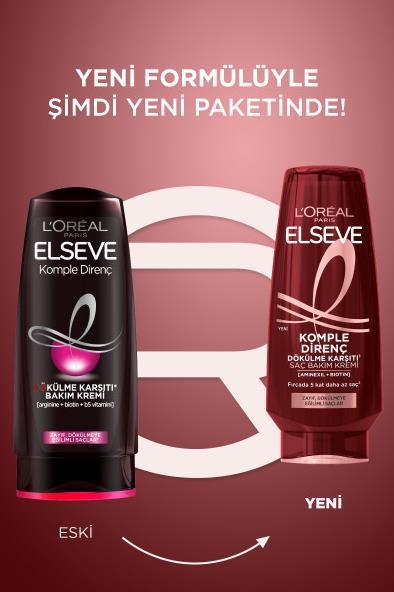 L'Oréal Paris Elseve Komple Direnç Dökülme Karşıtı Bakım Kremi 250ml
