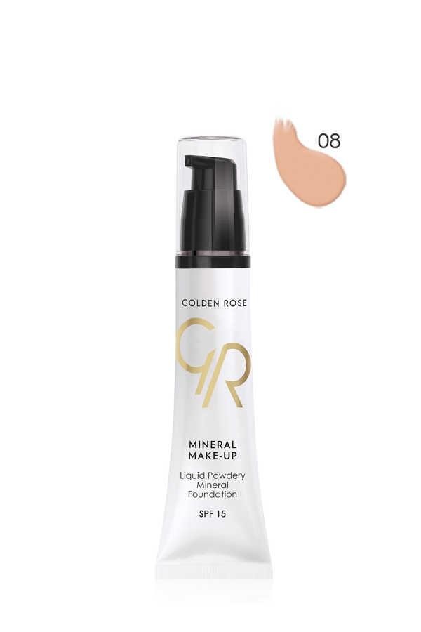 Golden Rose Liquid Powder Spf 15 Mineral Fondöten - 08