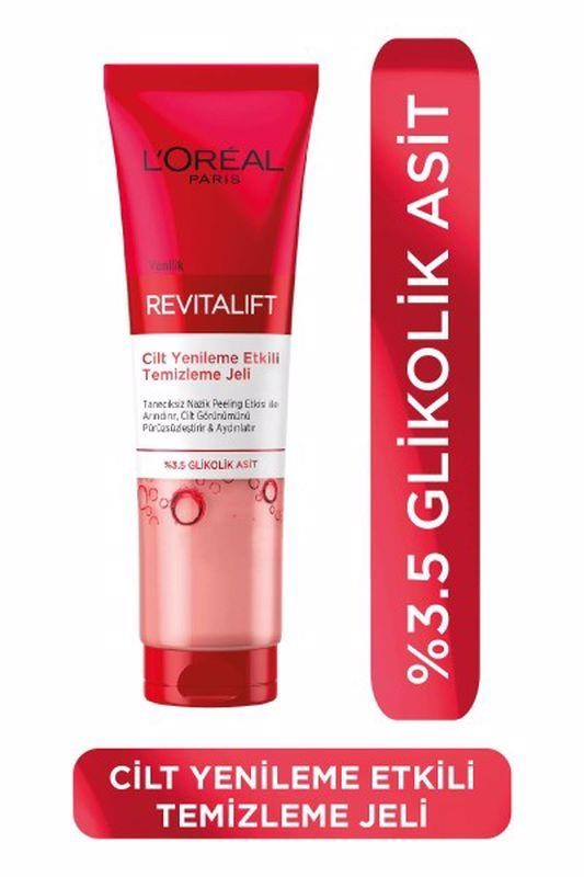 L'Oréal Paris Revitalift Cilt Yenileme Etkili Temizleme Jeli %3.5 Glikolik Asit 150 ml