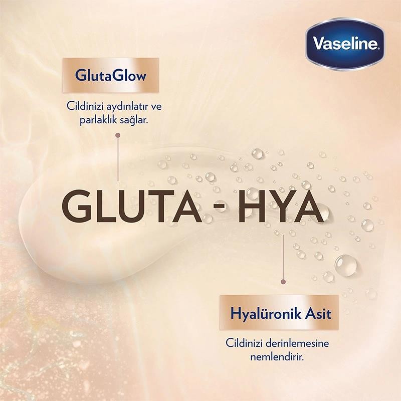 Vaseline Gluta-Hya Serum Etkili UV Vücut Losyonu 200 ml 