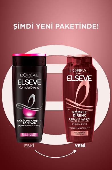 L'Oréal Paris Elseve Komple Direnç Dökülme Karşıtı Şampuan 400 ml