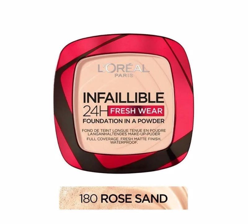 L’Oréal Paris Infaillible 24H Fresh Wear Pudra Fondöten 180 Rose Sand