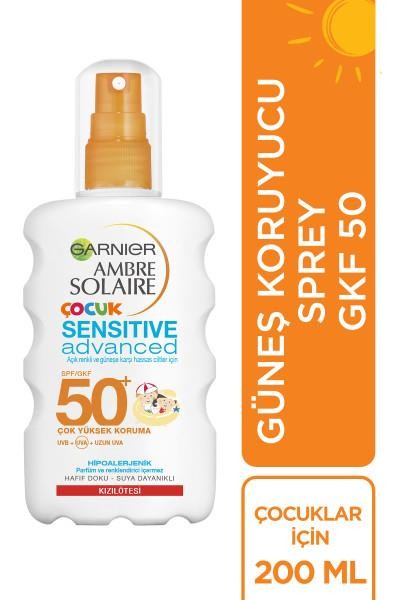 Garnier Ambre Solaire Sensitive Advanced Spf 50+ Çocuk Sprey 200 ml
