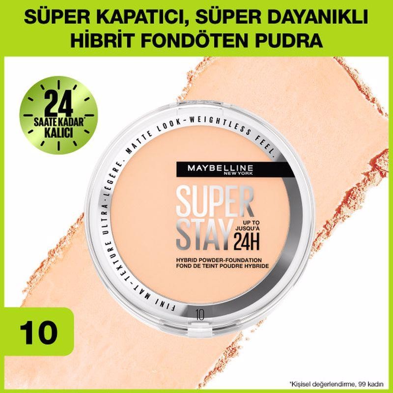 Maybelline New York Superstay Hibrit Pudra Fondöten - 10