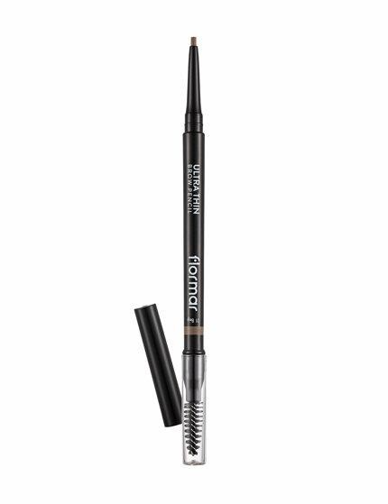 Flormar Ultra Thin Brow Pencil Kaş Kalemi ve Fırçası - 01 Beige