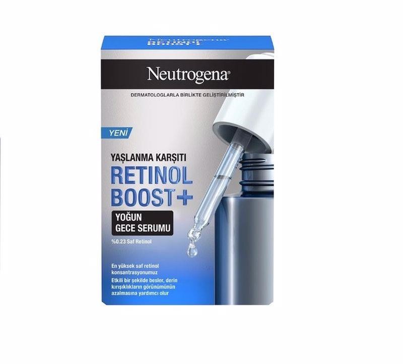 Neutrogena Retinol Boost+ Yaşlanma Karşıtı Yoğun Gece Serumu 30 ml