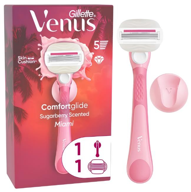 Gillette Venus Comfortglide Tıraş Makinesi + 1 Yedek Başlık 