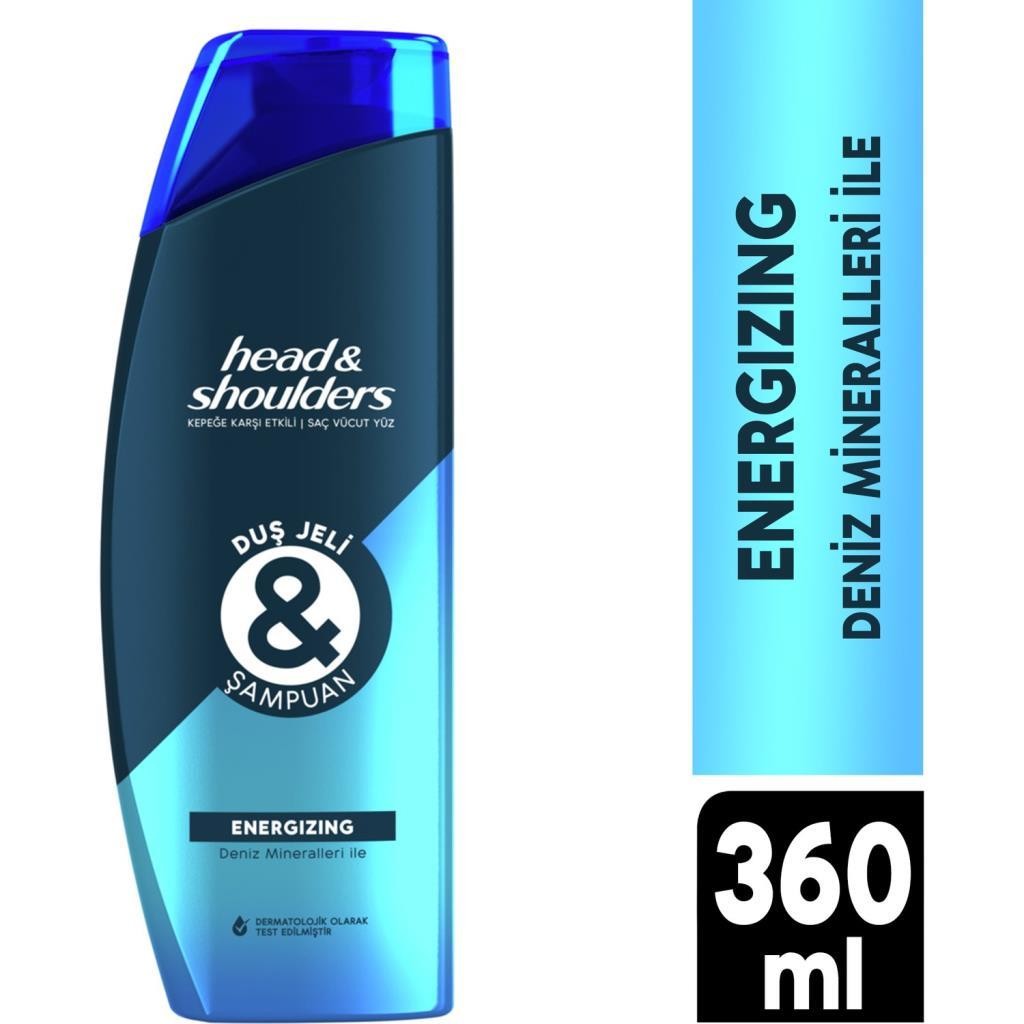 Head&Shoulders Energizing Duş Jeli ve Şampuan 360 ml