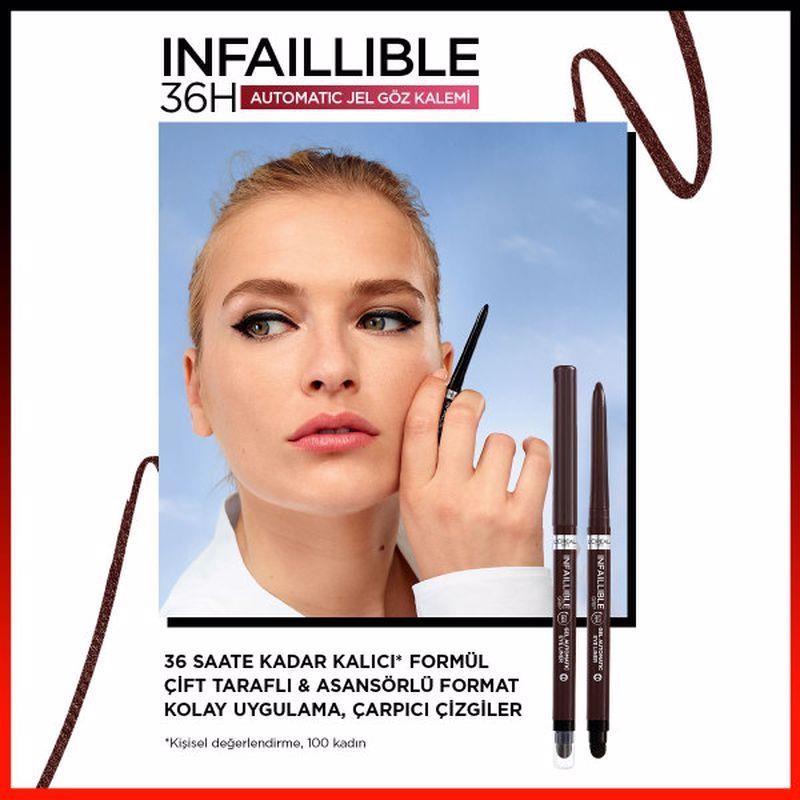 L’Oréal Paris Infallible Gel Automatic Eyeliner - Brown Denim