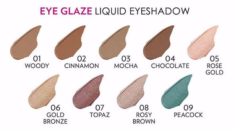 Golden Rose Eye Glaze Liquid Eyeshadow - 04 Chocolate