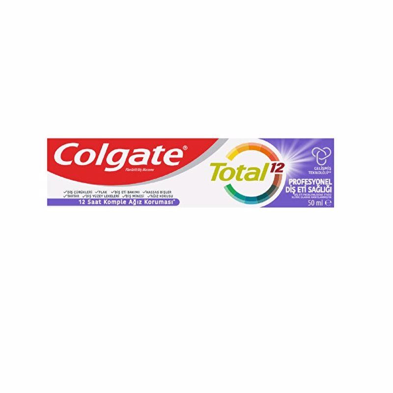 Colgate Total 12 Profesyonel Diş Eti Sağlığı Diş Macunu 50 ml