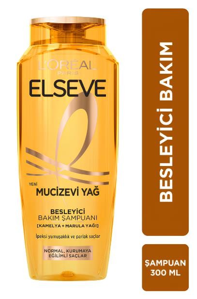 L'Oréal Paris Elseve Mucizevi Yağ Besleyici Bakım Şampuanı 300 ml