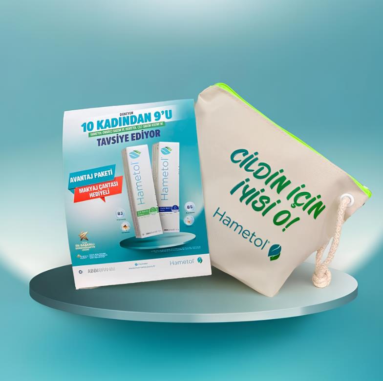 Hametol Avantaj Paketi Makyaj Çantası Hediyeli