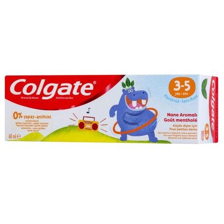 Colgate 3-5 Yaş Çocuk Nane Aromalı Florürsüz Diş Macunu 60 ml