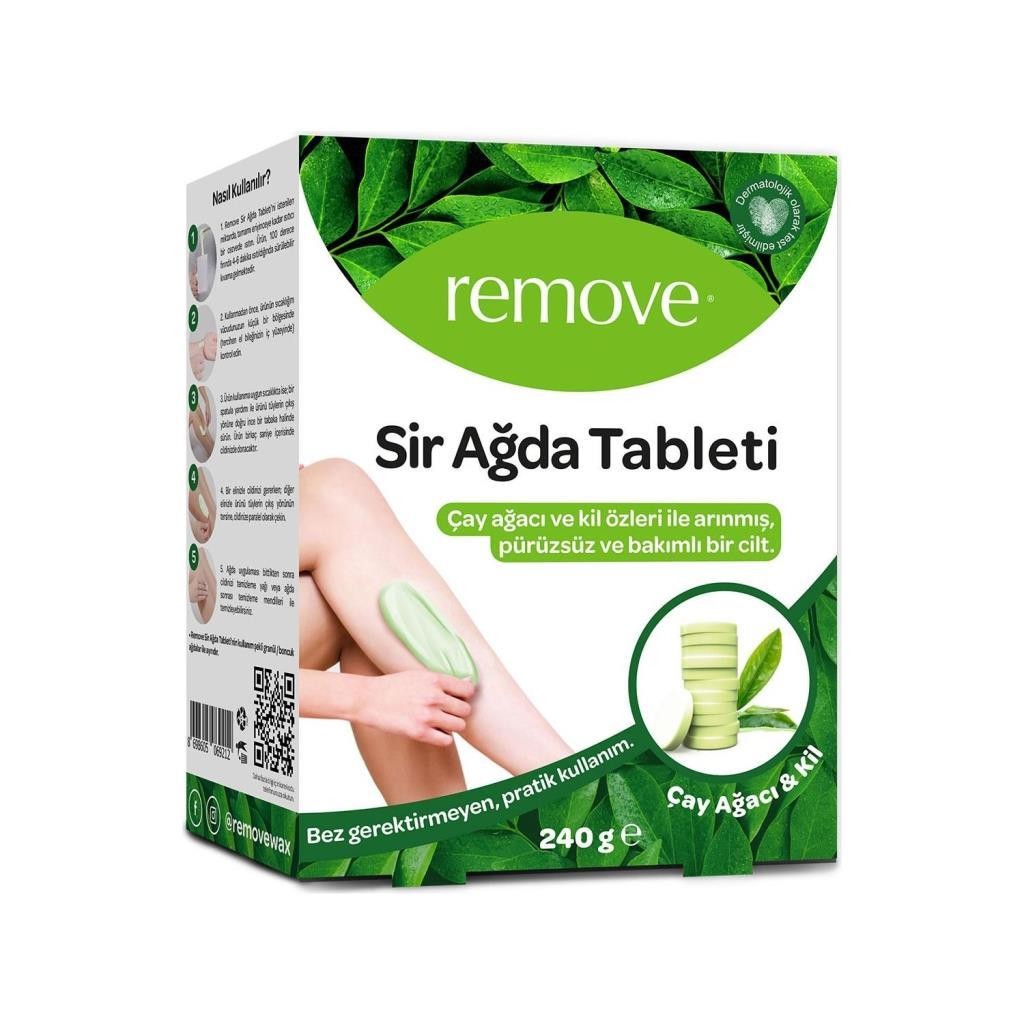 Remove Çay Ağacı & Kil Sir Ağda Tableti 240 gr
