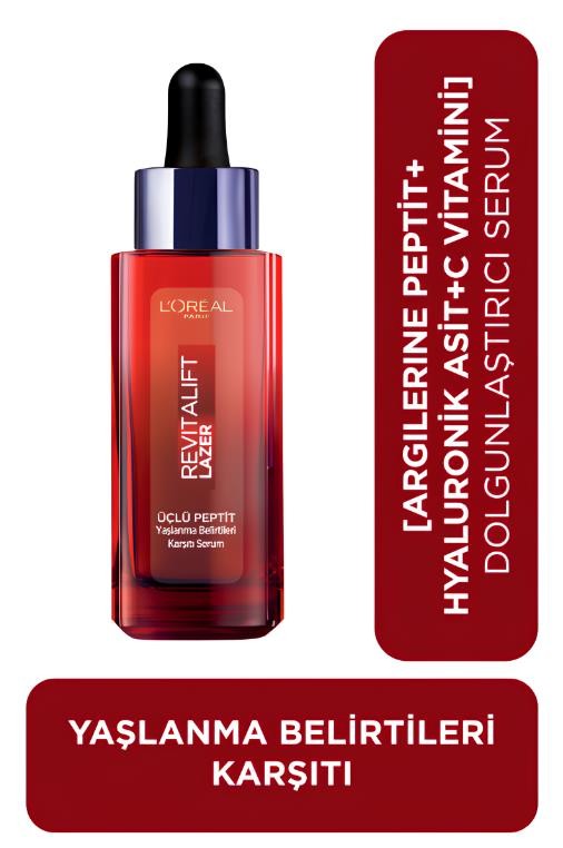 L'Oréal Paris Revitalift Lazer Yaşlanma Belirtileri Karşıtı Üçlü Peptit Bakım Serumu