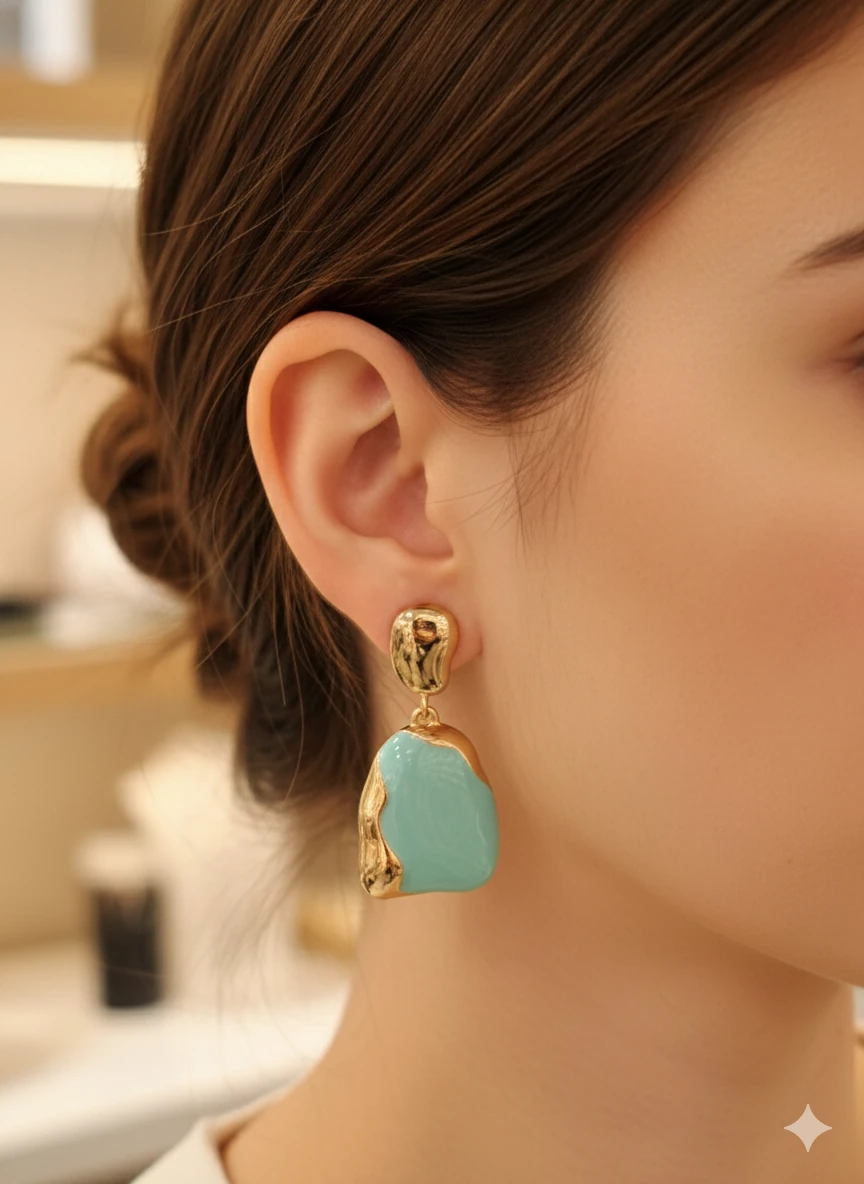 VİP SERİ MİNELİ TASARIM KÜPE