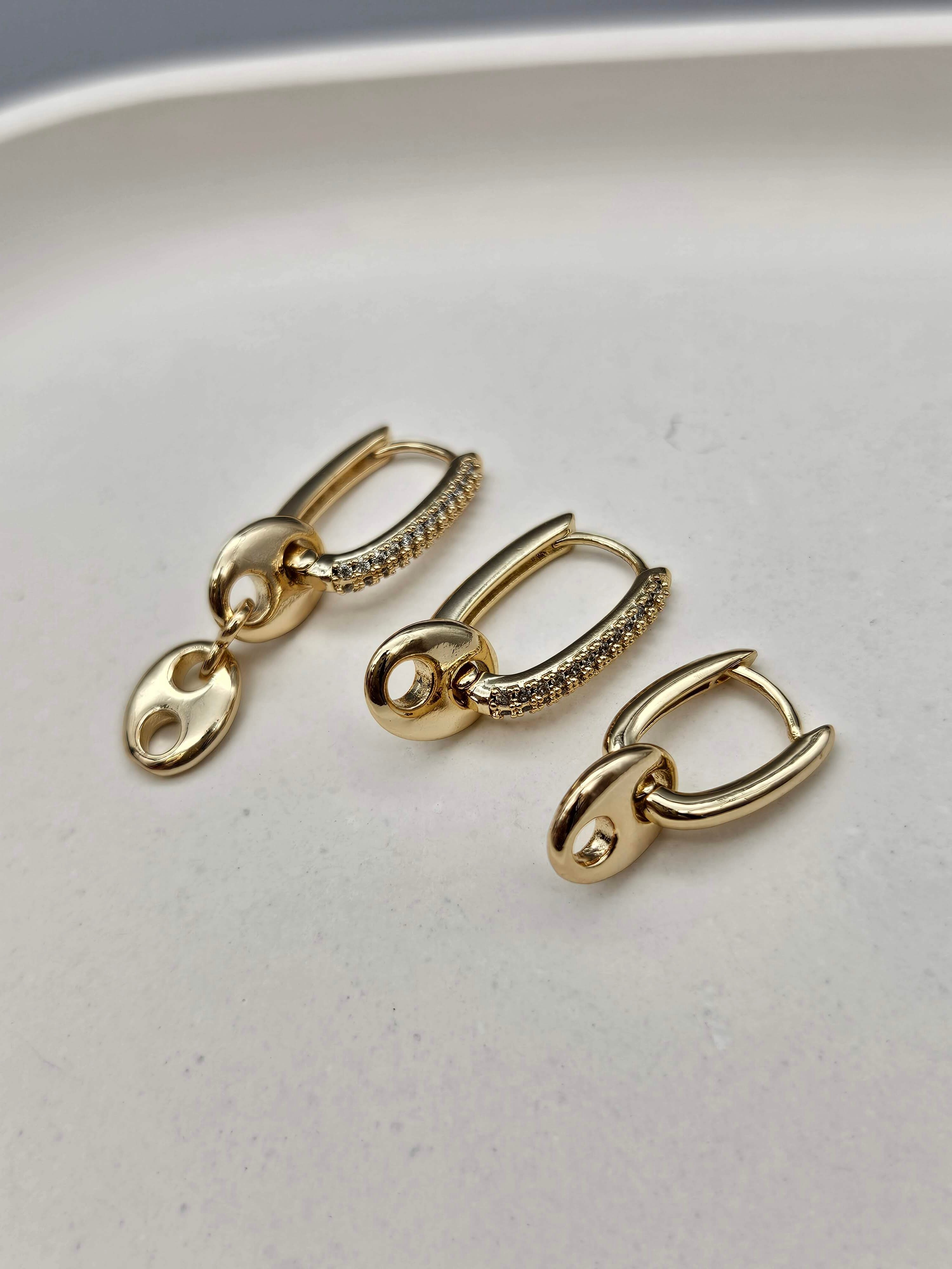 VİP SERİ DÜĞME MODEL ÜÇLÜ KÜPE