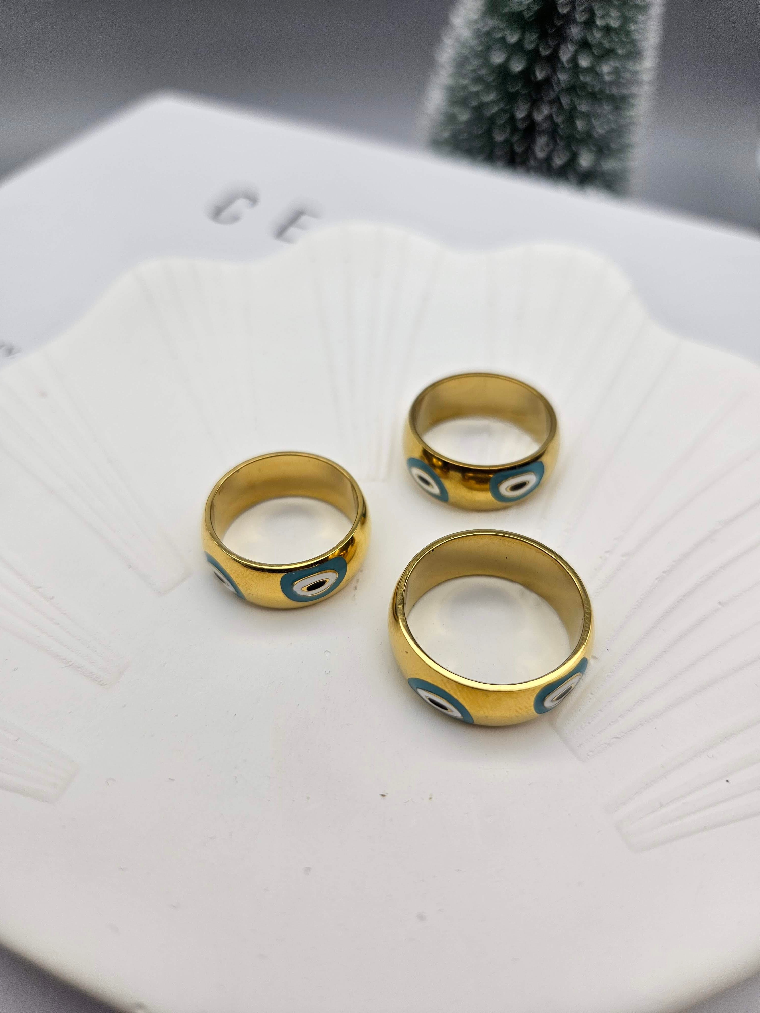 ÇELİK GOLD RENK MARKA MODEL YÜZÜK