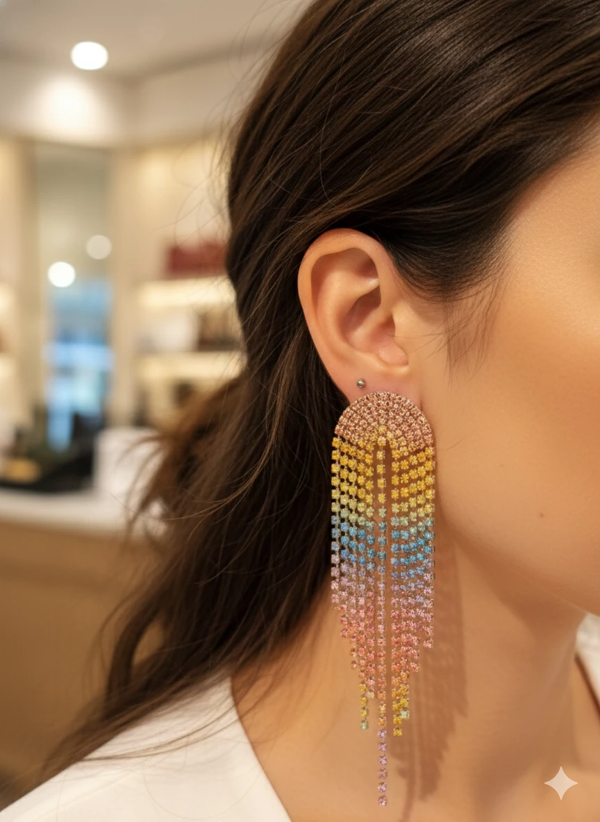 ZİRKON TAŞLI ABİYE KÜPE